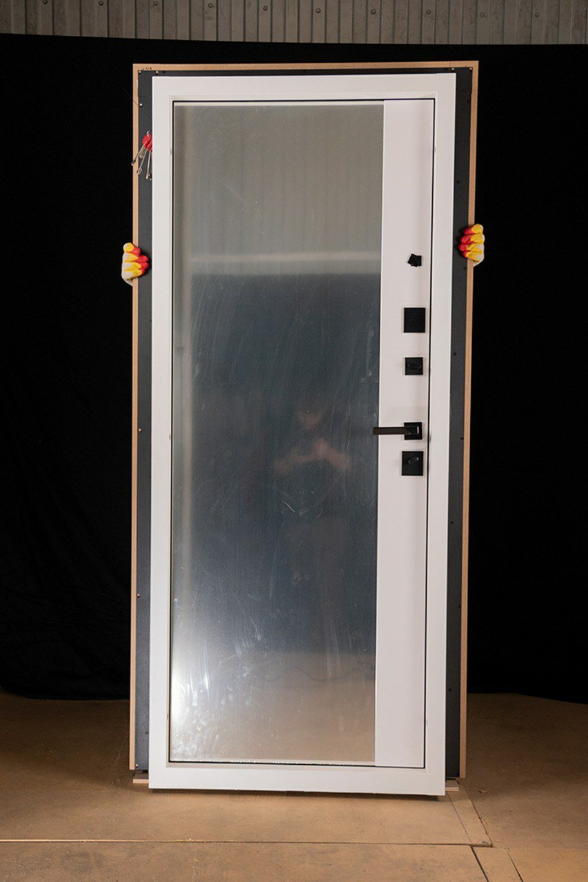 Входная дверь с зеркалом "Марморис" Tandoor 850*2030мм левая - фотография № 5