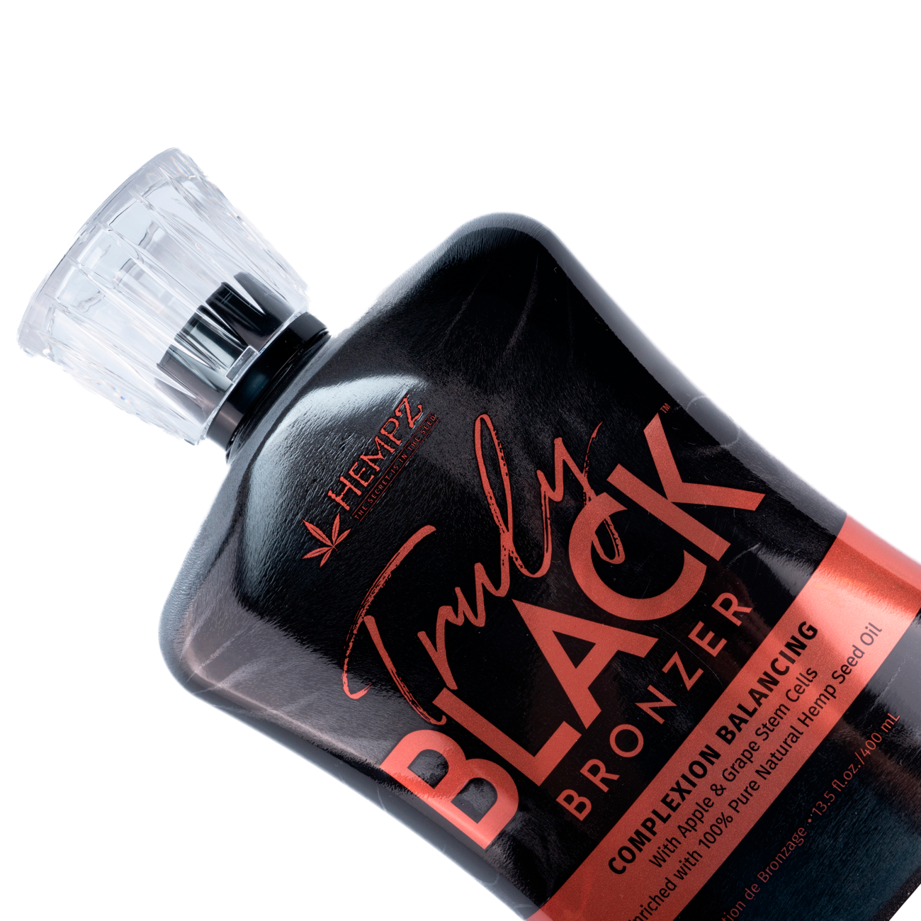 HEMPZ, Мощный балансирующий бронзатор Truly Black, 400 мл — фото 1