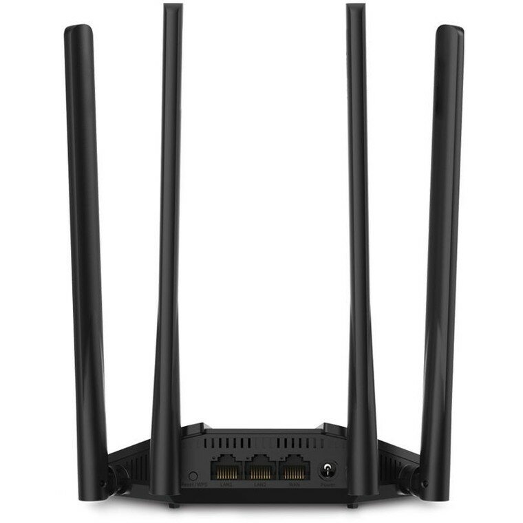 Wi-Fi Роутер Mercusys MR30G, черный Firewall, Кол-во портов USB 0, Кол-во LAN 2, Кол-во WAN 1