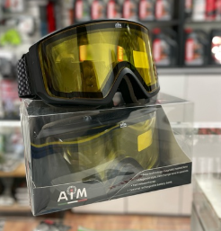 Очки снегоходные с подогревом AIM (PRO) Accu Heated Goggles Black Matt