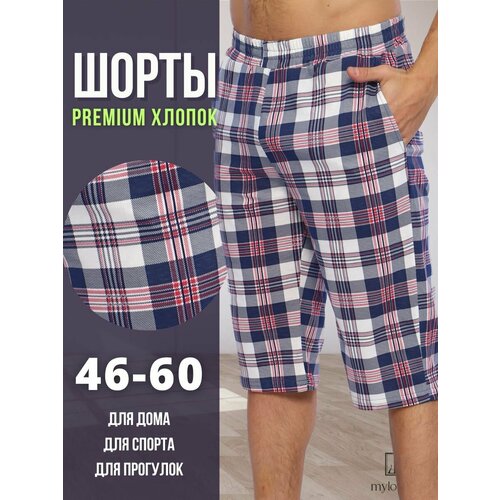 Шорты mylovestyle, размер 54, белый, красный