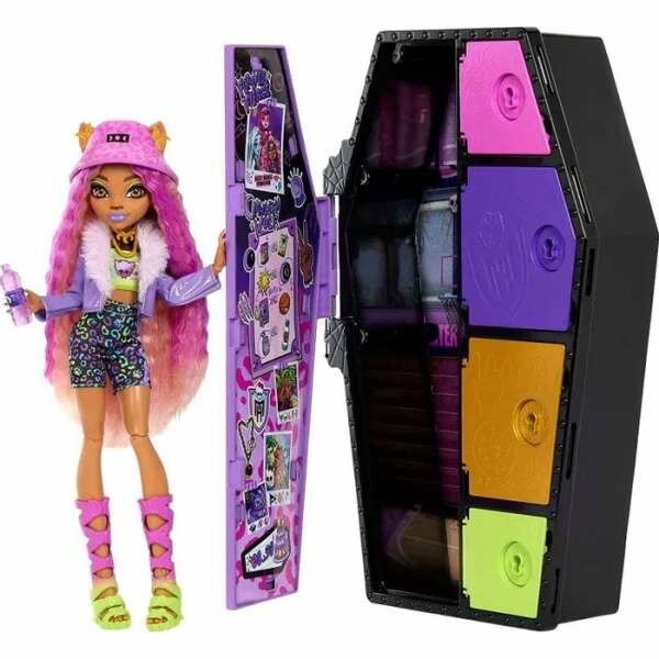 Кукла Monster High Skulltimate Secrets Clawdeen Wolf Монстр Хай Скультимейт Сикретс Клодин Вульф HKY61