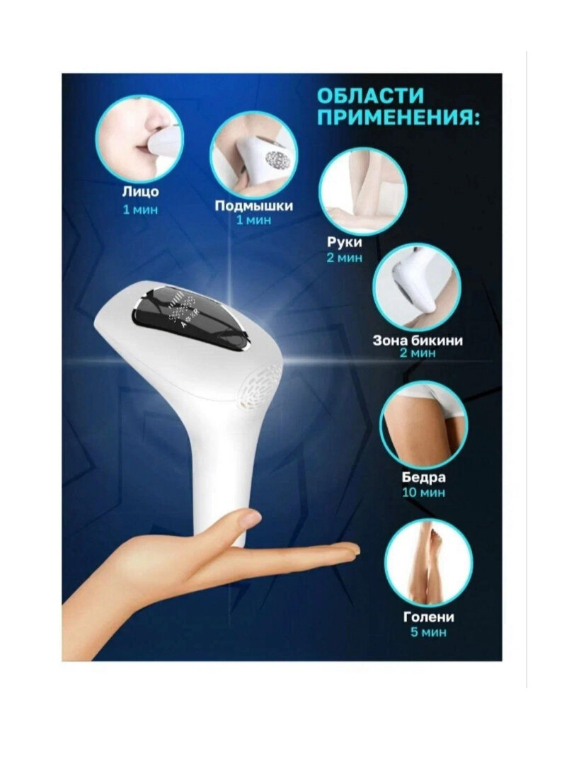 фото Фотоэпилятор лазерный эпилятор женский депилятор волос ipl A112