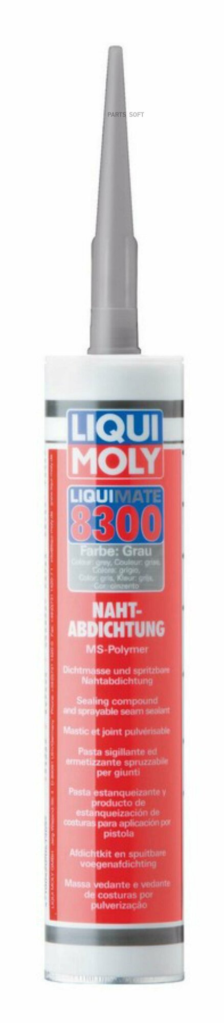 Герметик Liqui Moly Liquimate 8300 Nahtabdichtung grau 290мл (6150) - фото №3