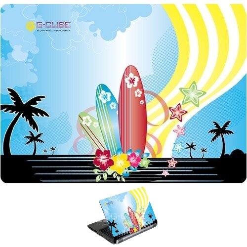 Наклейка для ноутбука 13-15" G-Cube Aloha Splash GSA-15S