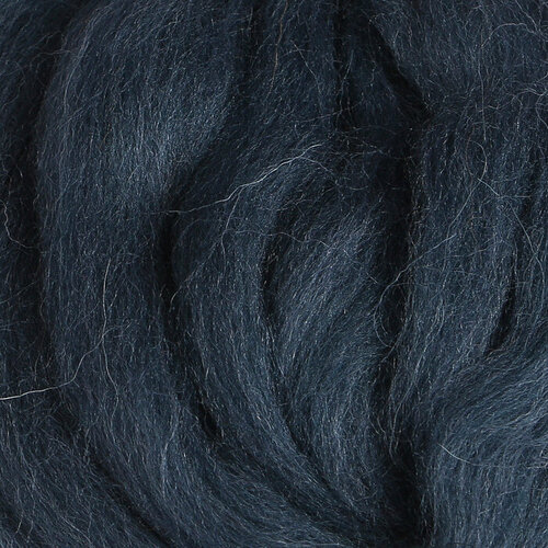 Пехорский текстиль Шерсть для валяния 100% полутонкая шерсть 50гр (255 джинсовый)