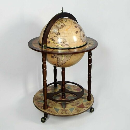 Глобус-бар напольный d 42 Размер: 50х50х90 арт. JF-RG-42001-N