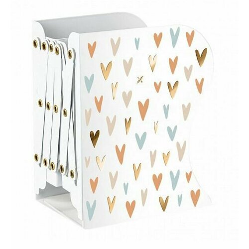 LOREX Подставка для книг раздвижная Booklover Fauvism v20 белая 1588₽