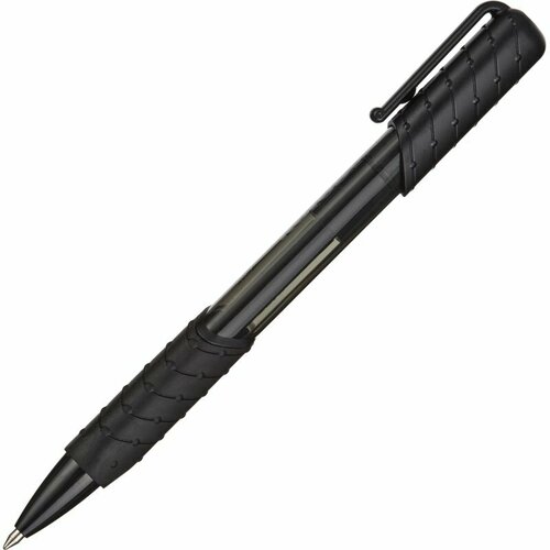 Ручка шариковая автоматическая KORES К6 треуг. корп, манж,0,5мм, черн, 12 шт.
