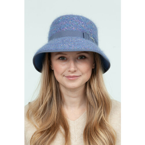 фото Шляпа шапландия, размер 58, фиолетовый