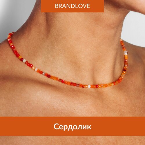 фото Ожерелье чокер prism из сердолика 3 мм bl jewelry