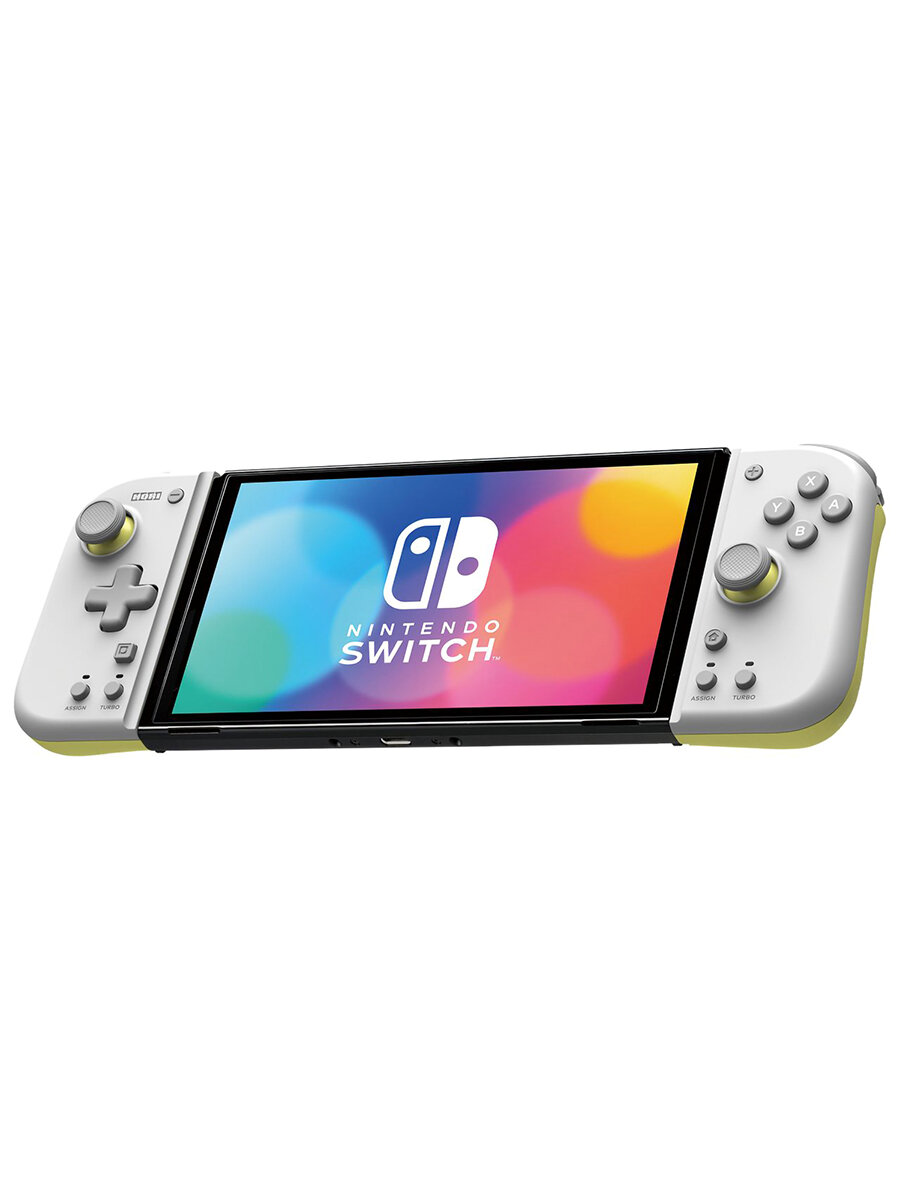 Nintendo Switch Контроллеры Hori Split Pad Compact (Grey x Yellow) для консоли Switch (NSW-373U)