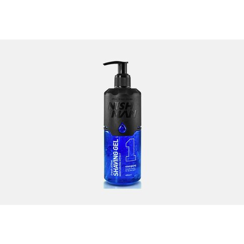 фото Гель для бритья с охлаждающим эффектом shaving gel blue n.1 nishman