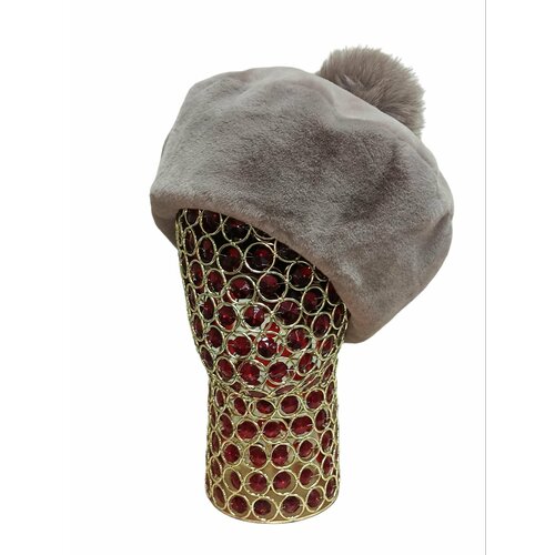 Берет SCANDZA, размер 56-60, коричневый