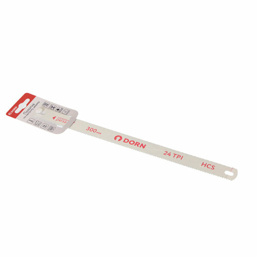Полотна по металлу и дереву DORN 300 мм высокоуглеродистая сталь 24TPI 2 шт 455₽