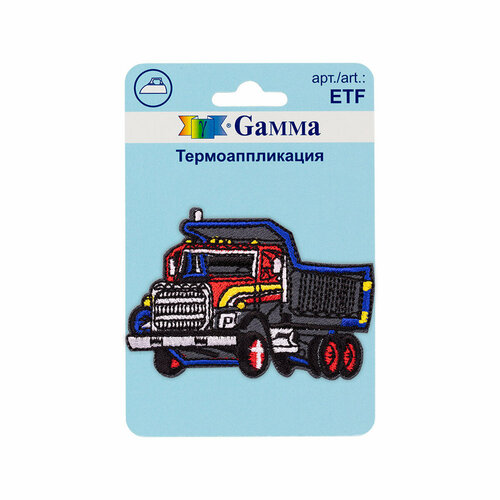 Термоаппликация Gamma Грузовик, № 04, 4,9х7 см (ETF)