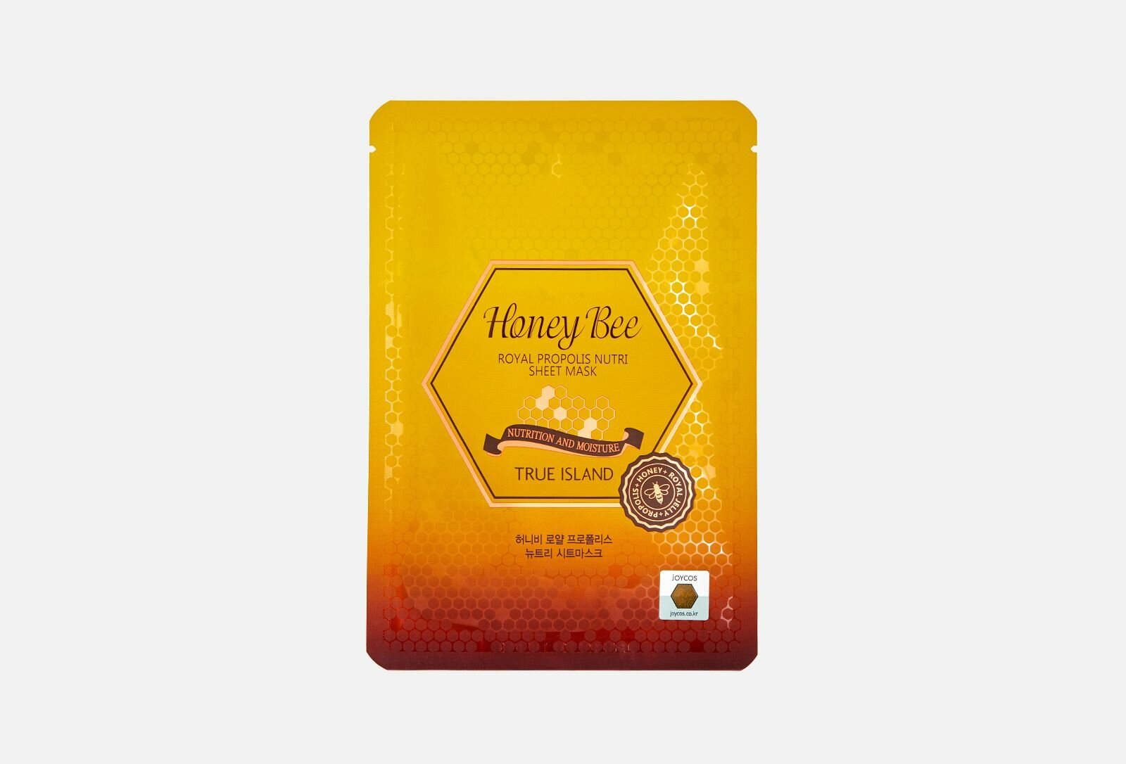 Маска на тканевой основе с экстрактом маточного молочка honey bee royal propolis nutri sheet mask