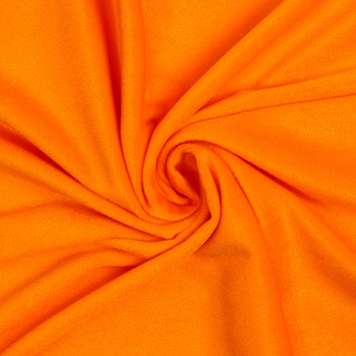 Страна Карнавалия Лоскут, плюш на трикотажной основе, оранжевый, 100 × 150 см, 100% п/э