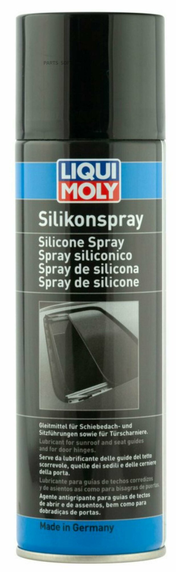 LIQUI MOLY Бесцветная смазка-силикон Silicon-Spray (03л)