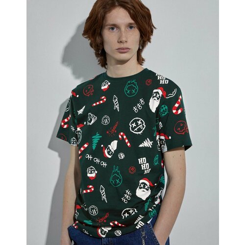 фото Футболка gloria jeans, размер 6-8л/122-128, зеленый