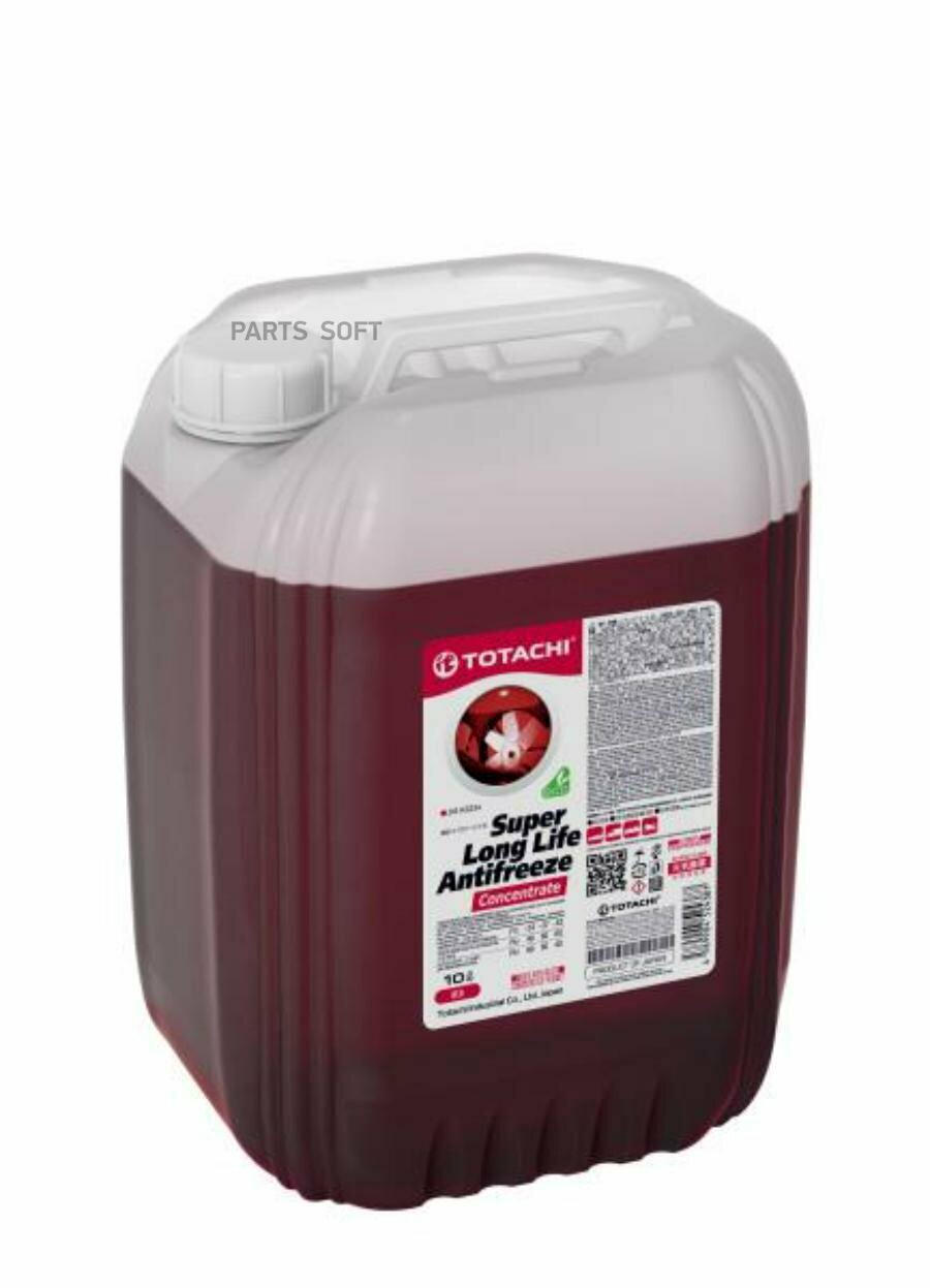 TOTACHI Концентрат охлаждающей жидкости TOTACHI SUPER LONG LIFE ANTIFREEZE Red 10л