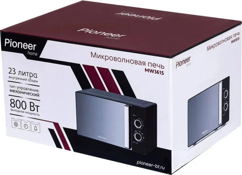 Микроволновая печь PIONEER HOME Pioneer MW361S - фотография № 5