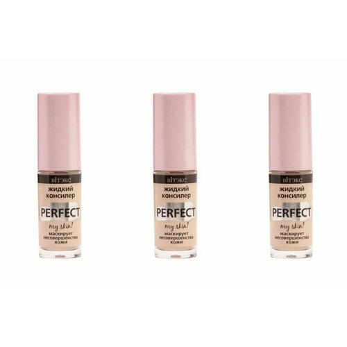 Витэкс Консилер жидкий PERFECT MY SKIN, тон 22 Natural, 4.9 г, 3 штуки