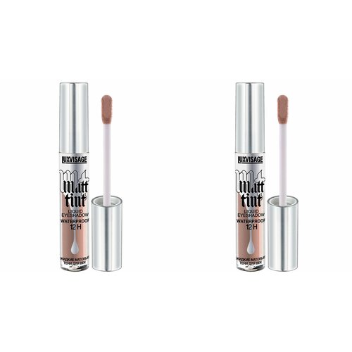 LUXVISAGE Жидкие тени для век Matt tint waterproof, тон 104, 2 уп