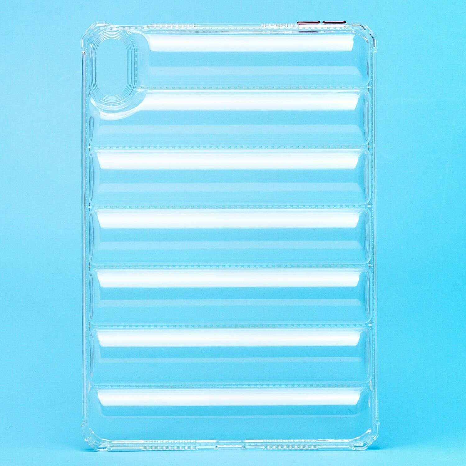 Чехол-накладка силиконовый для планшета Apple iPad mini 8.3 (2021)/ Прозрачный текстурный чехол на Айпад