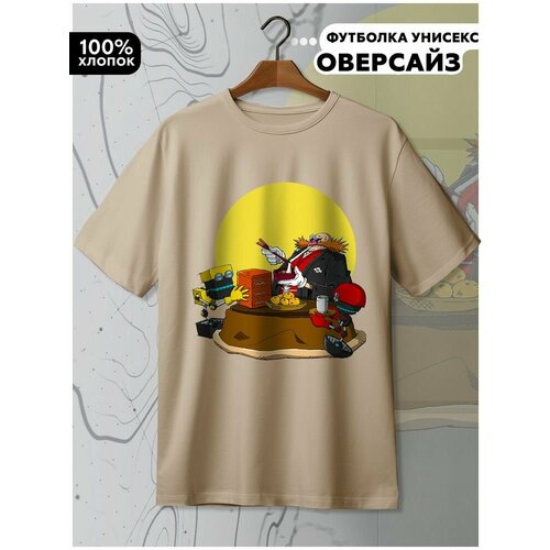 фото Футболка hypnotica, размер xs, бежевый