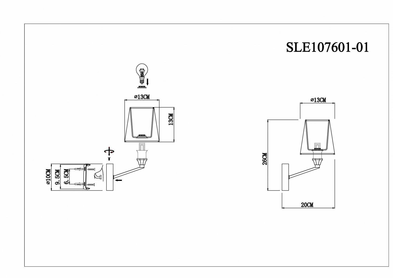 Светильник Evoluce GRINDA SLE107601-01 - фото №2