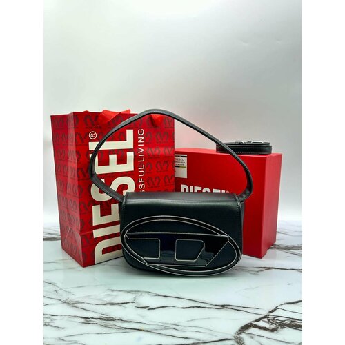 Сумка  кросс-боди BDM BD20, фактура гладкая, черный