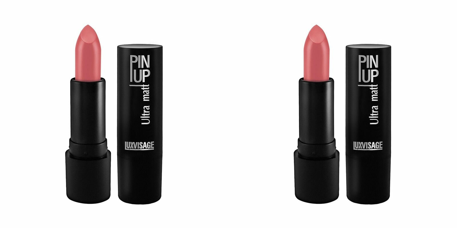 LUXVISAGE Губная помада Pin up ultra matt, тон 506, 4 г, 2 уп