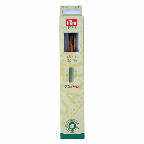 спицы чулочные natural береза 5 мм 20 см prym Спицы PRYM 223165 чулочные Natural береза d 4.5 мм 20 см 5 шт