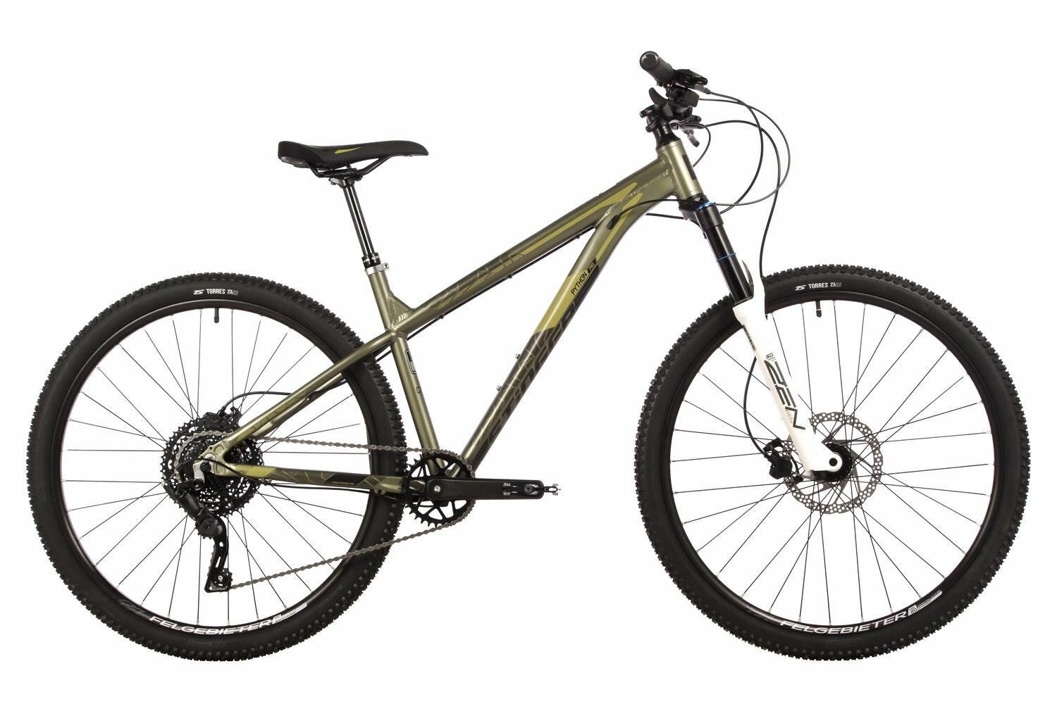 Велосипед Stinger Python Pro 27.5" (2023) (Велосипед STINGER 27.5" PYTHON PRO коричневый, алюминий, размер 16")