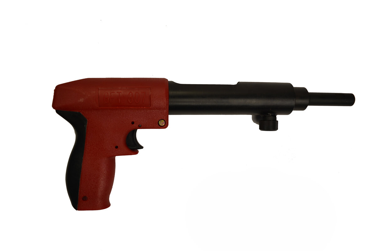 Пистолет монтажный GEFEST GFT-307 для дюбелей под строительный патрон в кейсе