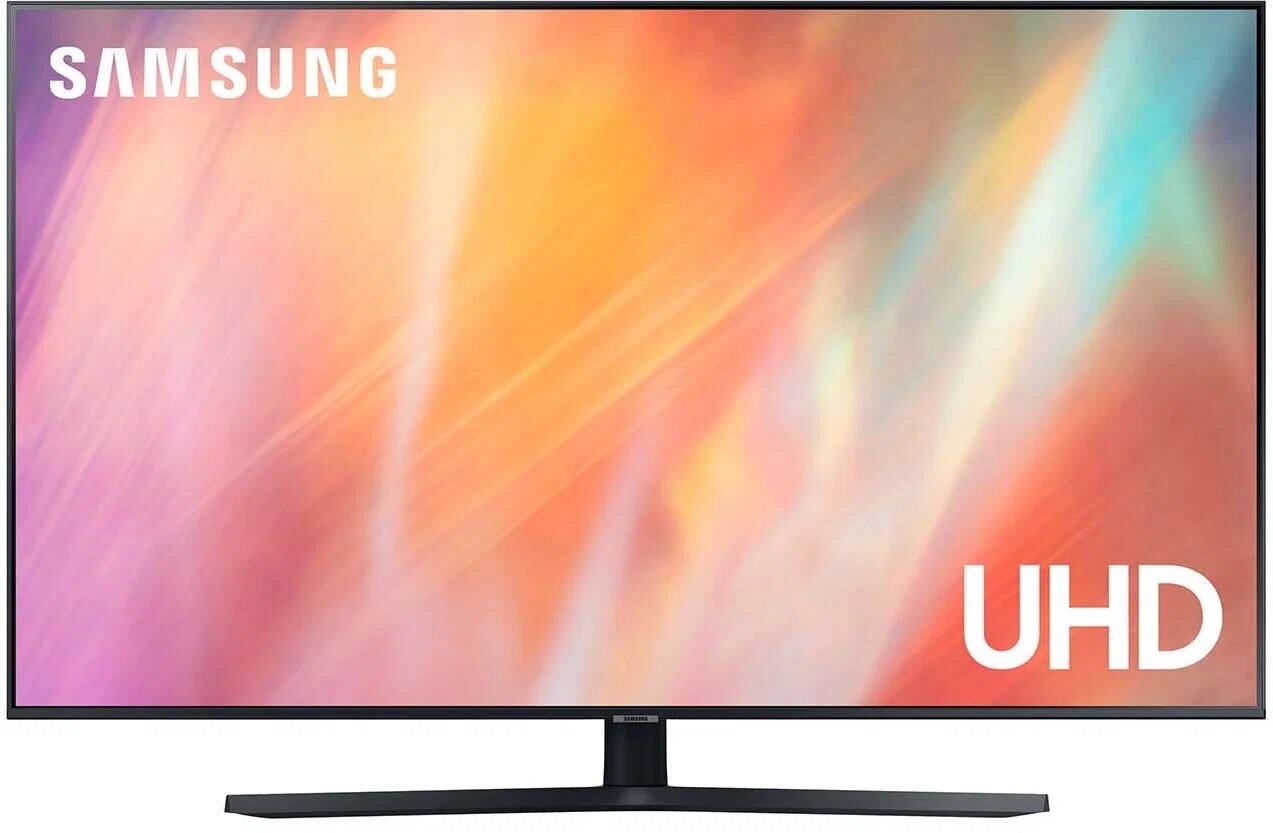 65" Телевизор Samsung UE65AU7500U 2021 LED, HDR RU, titan gray