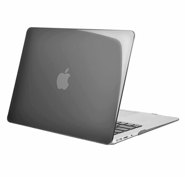 Черная глянцевая пластиковая накладка для Macbook Air 13 2011 - 2017