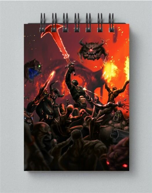 Блокнот Doom/ Дум №8, А6