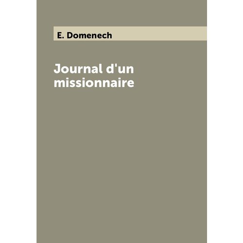 Journal d'un missionnaire