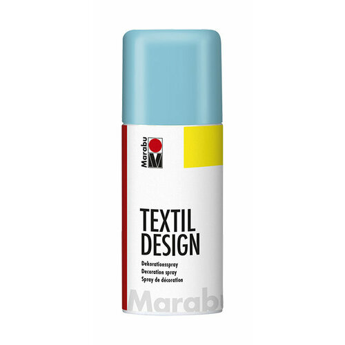Marabu Краска в аэрозоли TextileDesign, 150 мл, голубой