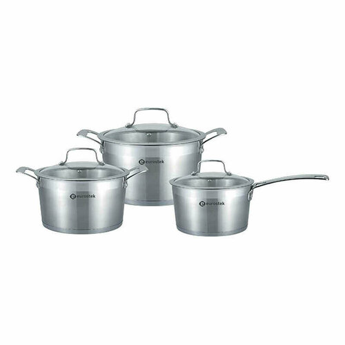 ES-1203 Набор посуды из нержавеющей стали 6 предметов Eurostek 9076₽