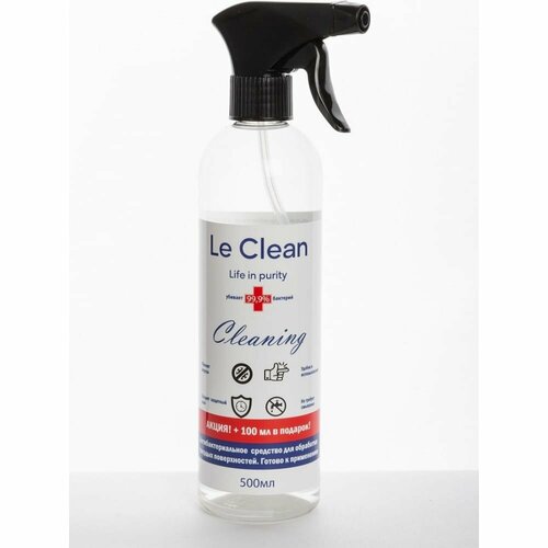 Средство для удаления стойких жировых загрязнений Le Clean CLEANING жидкость 500 ml LC CL500T