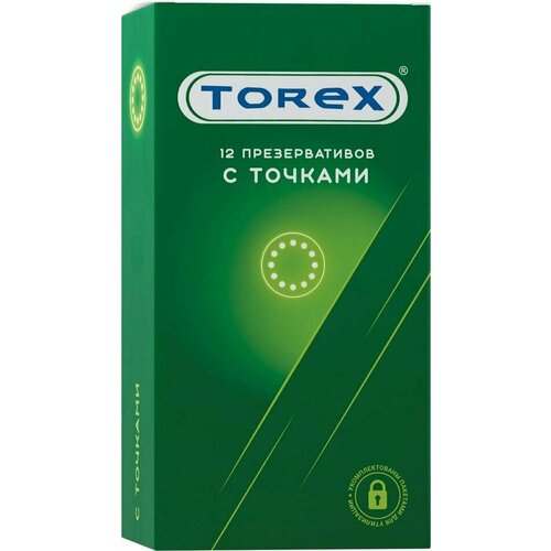 Презервативы Torex с точками 12шт