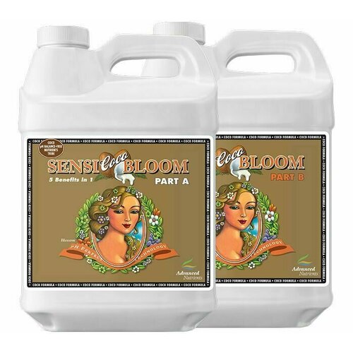 Удобрение Advanced Nutrients Sensi Coco Bloom A+B 500мл на фазу цветения, удобрение для растений удобрение на фазу цветения advanced nutrients organics big mike s og tea 1 л