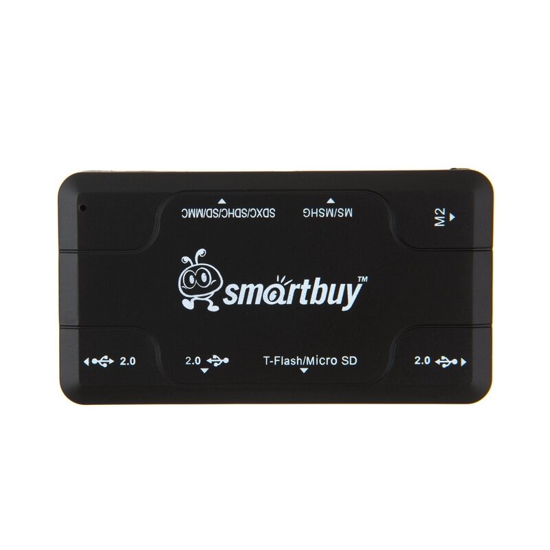 USB-концентратор SmartBuy Combo SBRH-750 разъемов: 3