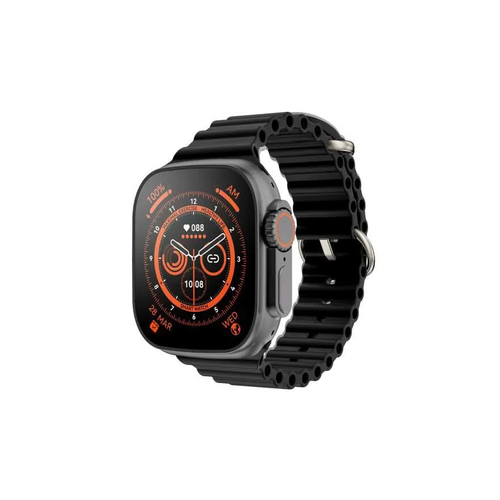 Умные смарт часы Smart Watch 8 Plus 49 mm (Android \ iOS) / С сенсорным экраном / Черный