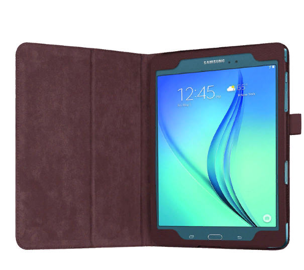 Защитный чехол-обложка MyPads для Samsung Galaxy Tab A 8.0 (2019) SM-T290 / T295 коричневый кожаный