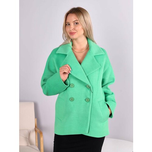 фото Пальто louren wilton, размер 48, зеленый