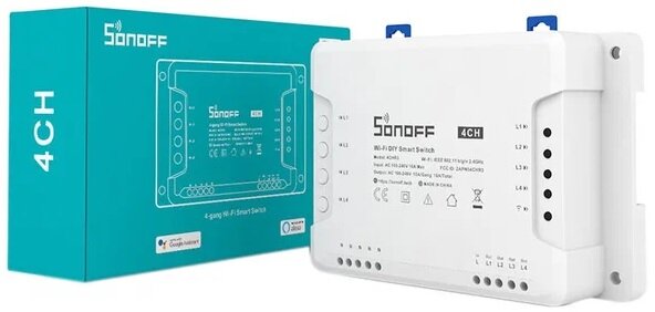 Беспроводной выключатель SonOff 4Ch R3